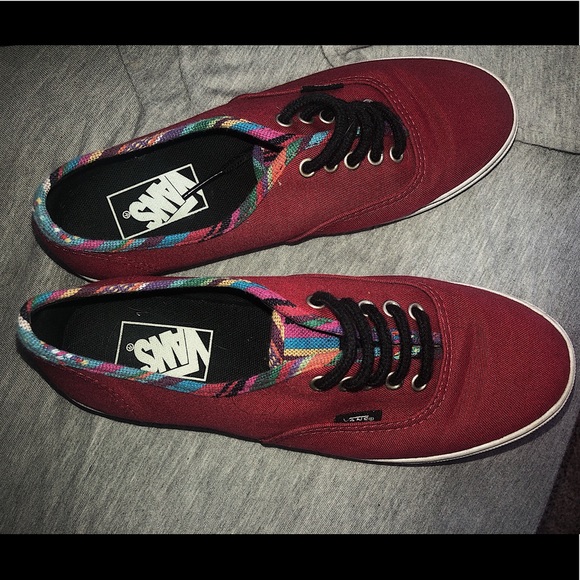 red lo pro vans